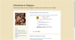 Desktop Screenshot of orthodoxie.be
