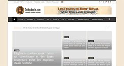 Desktop Screenshot of orthodoxie.com